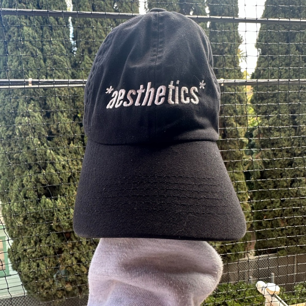 Black aesthetics hat
